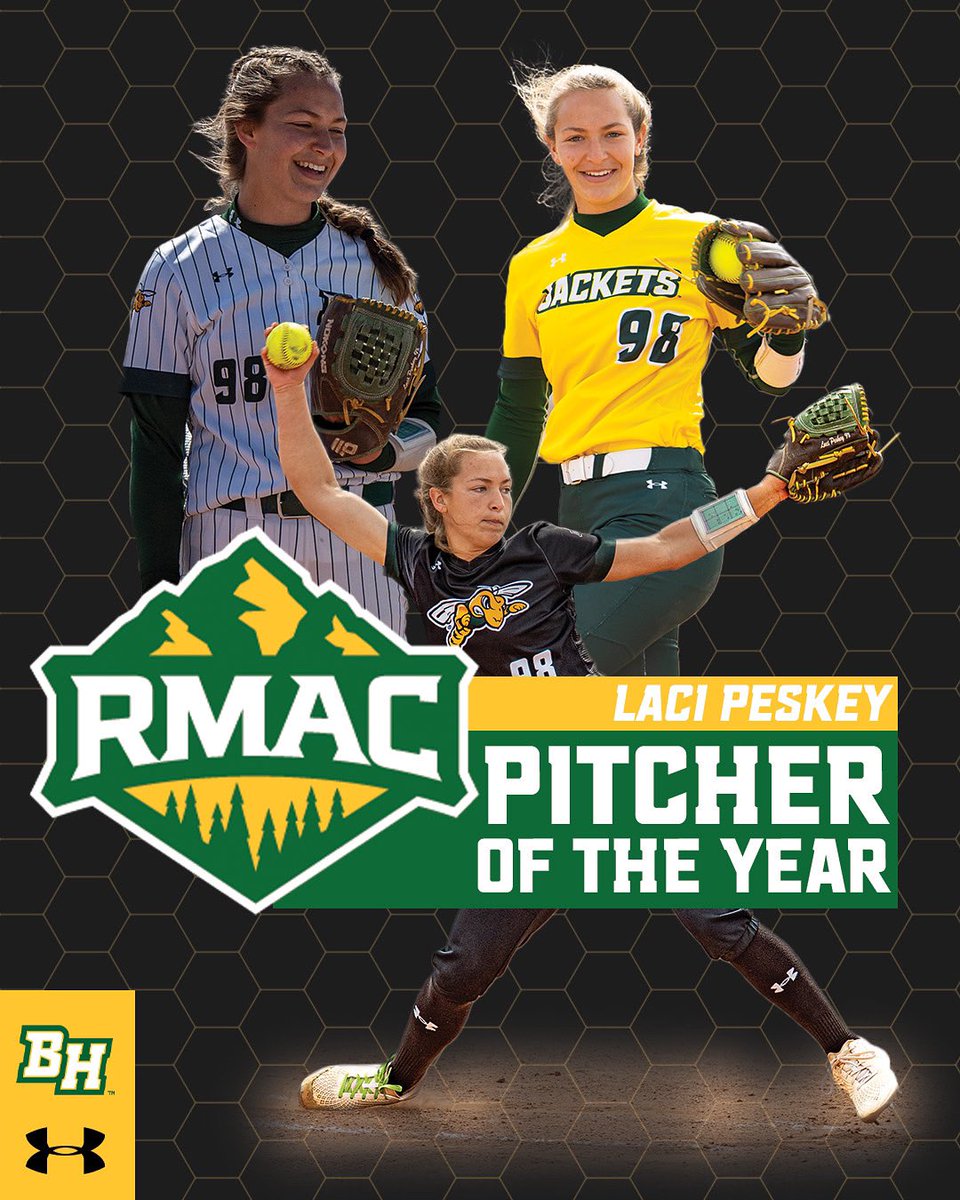𝑷𝑰𝑻𝑪𝑯𝑬𝑹 𝑶𝑭 𝑻𝑯𝑬 𝒀𝑬𝑨𝑹🔰🐝

One of the most dominant pitchers in the country all season, Peskey has broke almost every single season and career record for BH this year. Boasting a combined 2.07 ERA and 236 strikeouts, Laci has cemented herself in the BH record book.