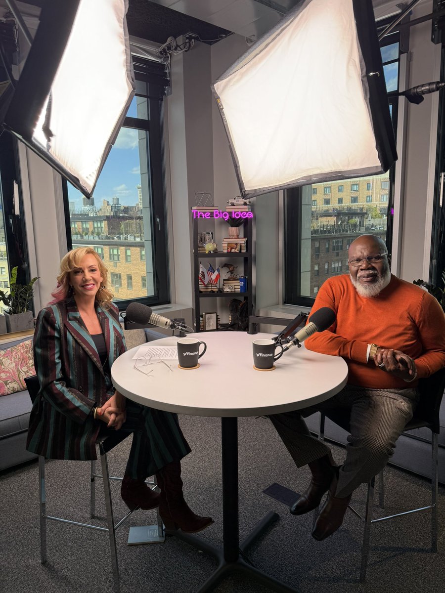 Elizabeth Gore (@elizabethgoreus) on Twitter photo Tomorrow on <a href="/YahooFinance/">Yahoo Finance</a>, we’re diving into faith, real estate, and community impact with none other than Chairman TD Jakes. From building churches to neighborhoods, he’s been doing well by doing good for decades. Stay tuned!
<a href="/TPHDallas/">The Potter's House</a>, <a href="/TDJakesFdn/">T.D. Jakes Foundation</a>, <a href="/BishopJakes/">T.D. Jakes</a>, <a href="/HelloAlice/">Hello Alice</a>, Tomorrow on <a href="/YahooFinance/">Yahoo Finance</a>, we’re diving into faith, real estate, and community impact with none other than Chairman TD Jakes. From building churches to neighborhoods, he’s been doing well by doing good for decades. Stay tuned!
<a href="/TPHDallas/">The Potter's House</a>, <a href="/TDJakesFdn/">T.D. Jakes Foundation</a>, <a href="/BishopJakes/">T.D. Jakes</a>, <a href="/HelloAlice/">Hello Alice</a>,
