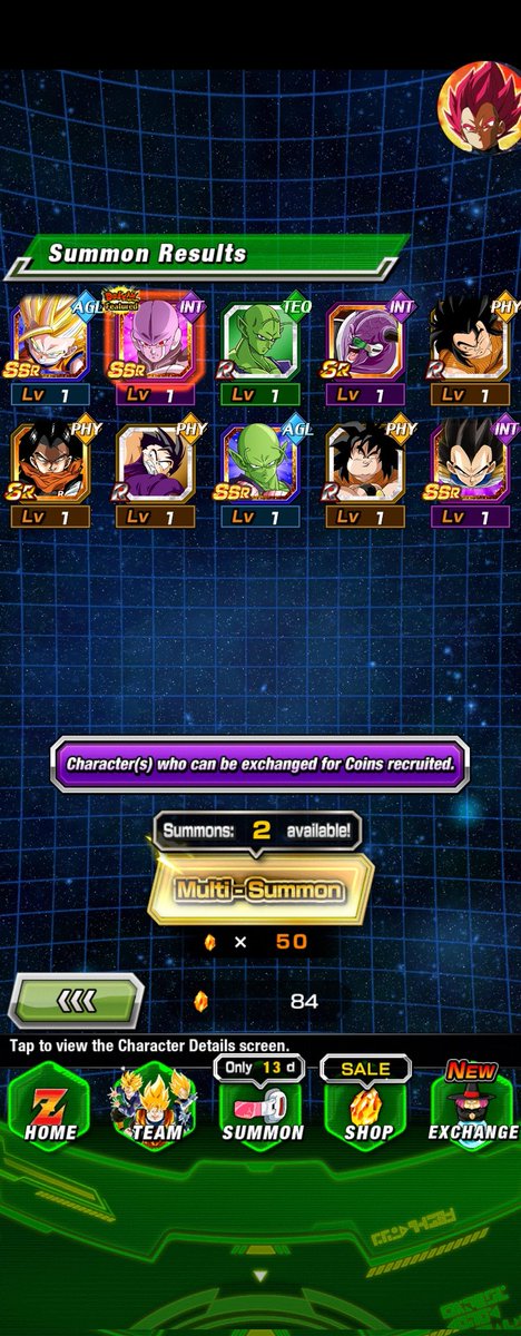 SinSylan's tweet photo. @DaTruthDT  the game even knows gokus trash, they gave me his banner unit on hits banner 🤣🤣🤣 https://t.co/HvdRzfjel6