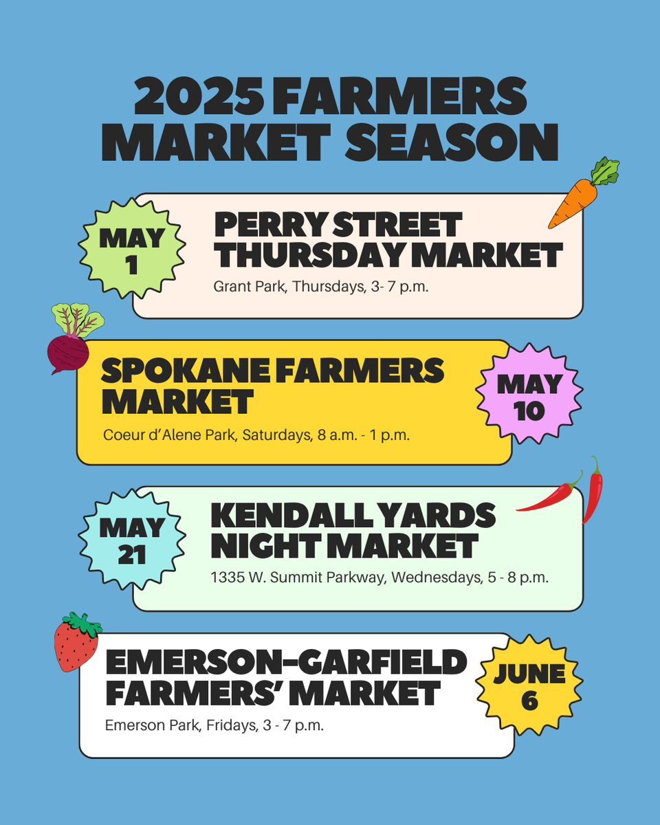 Farmers market season is here!🍓🥕