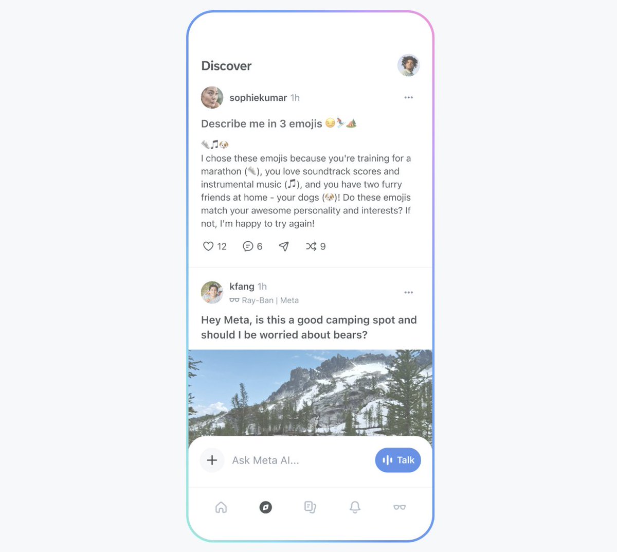 GrousARK's tweet image. Meta’s rollout of a Discover tab in its standalone Meta AI app is a compelling move
AI models keep getting more powerful, but let’s be honest—most people aren’t keeping up with the latest breakthroughs, and even fewer know what to do with them.
Right now, model interfaces are…
