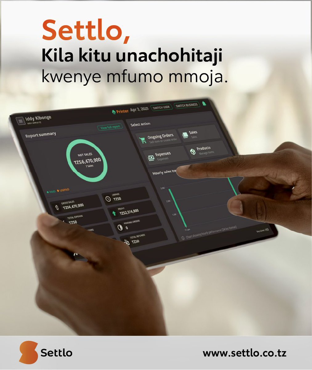 settloapp's tweet photo. Biashara yako, mfumo mmoja tu!

Kwa kutumia Settlo, simamia na kukuza biashara yako mahali popote bila kutumia nguvu.
KiDIGITALI ZAIDIi — Chagua Settlo leo!

Tupigie sasa kwa namba 0759229777. https://t.co/3OOPOgFV9S