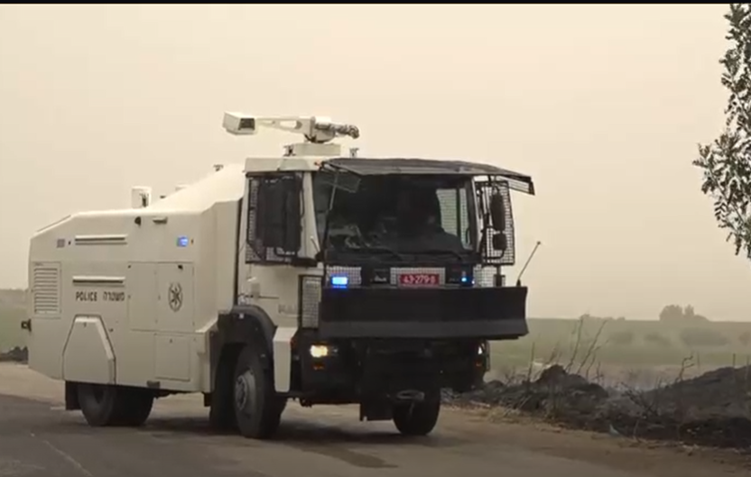 To give you a further idea of the severity of the fires even police vehicles normally used for crowd control have been recruited to assist.