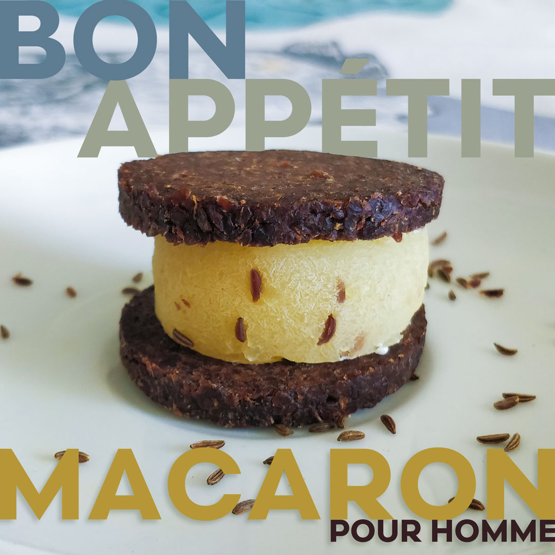 the_vectorizer's tweet image. The macaron for men. Enjoy the meal. 😂