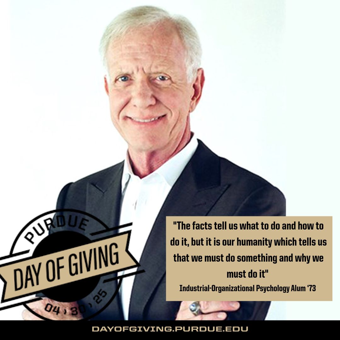Purdue Psych Dept (@purdue_psychsci) on Twitter photo "The facts tell us what to do and how to do it, but it is our humanity which tells us that we must do something and why we must do it" - Sully Sullenberger, I-O Alum '73.
#PurdueDayofGiving #PurduePsych <a href="/Purdue_PsychSci/">Purdue Psych Dept</a> "The facts tell us what to do and how to do it, but it is our humanity which tells us that we must do something and why we must do it" - Sully Sullenberger, I-O Alum '73.
#PurdueDayofGiving #PurduePsych <a href="/Purdue_PsychSci/">Purdue Psych Dept</a>