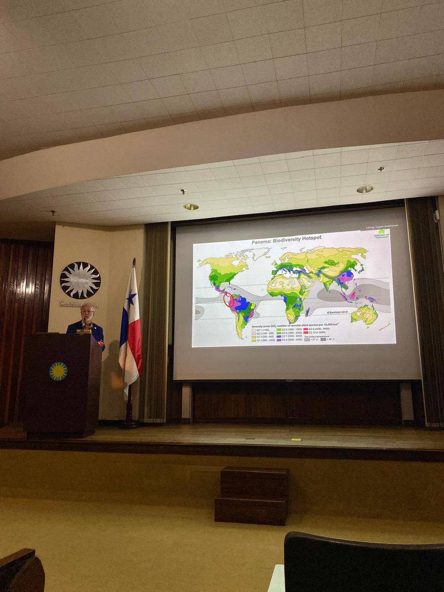 indicasat's tweet image. 📣 Esta semana, nuestro director, el Dr. Timothy Thomson, fue invitado por el Instituto Smithsonian de Investigaciones Tropicales (STRI) para participar en la sesión del Tupper Seminar.
.
.
.
#INDICASAT #CienciaPanamá #CambioClimático #Biodiversidad #STRI #InvestigaciónMolecular