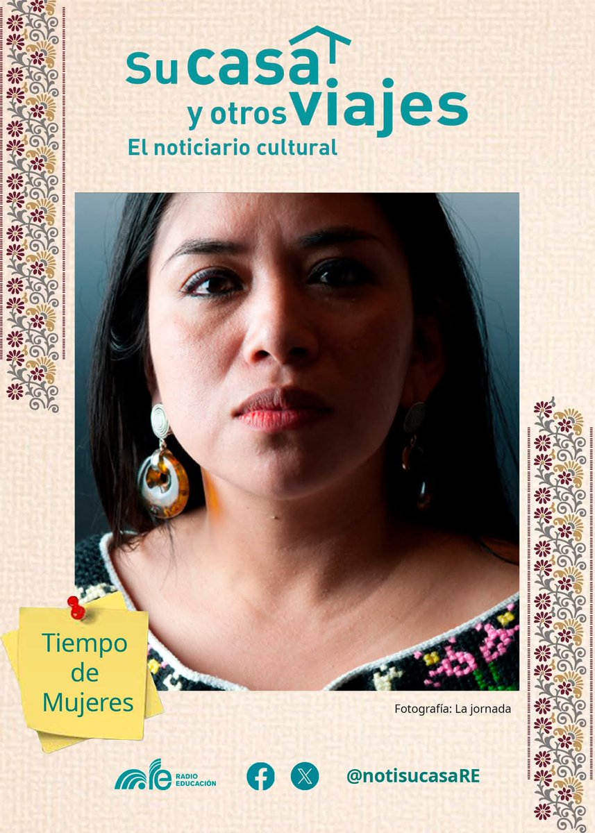 notisucasaRE's tweet photo. En #TiempoDeMujeres

Conoce a Mikeas Sánchez, poeta zoque, traductora y docente.

En entrevista exclusiva para #SuCasaYOtrosViajes

 ⌚ Hoy a las 9 h
 📻 @1060amRE y 96.5 FM #CDMX | 107.9 FM #CulturaMérida | 104.3 FM #CulturaSonora https://t.co/IMzPzBW5xc