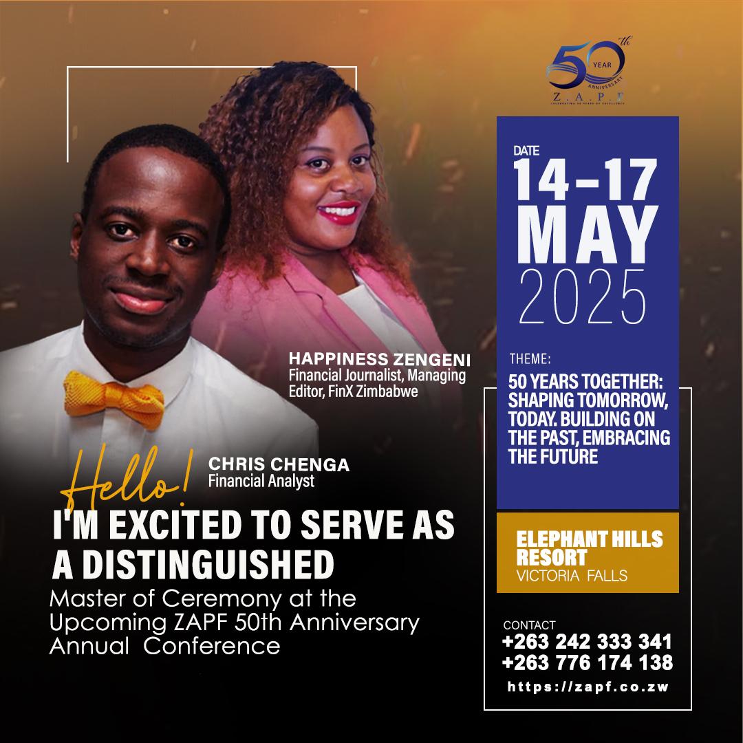 Excited to share that the MCs and the ZAPF secretariat will be dressed by Edgars Stores for the 50th annual conference! #SupportLocal #BuyZimbabwe.