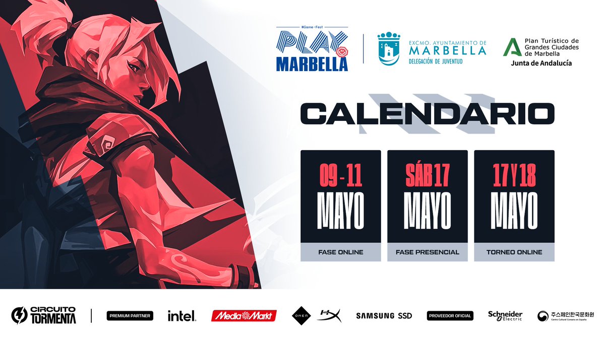 Circuito Tormenta | VALORANT (@tormentavales) on Twitter photo ¡Ya estamos preparando #PlayMarbellaGenerationCup!
La parada de <a href="/playgenpro/">Play Generation</a> tiene los clasificatorios el fin de semana del 9 al 11 de mayo💥
¡Apunta a tu equipo en nuestra web!
👉🏼circuitotormenta.riotgames.com/landing/play-m… ¡Ya estamos preparando #PlayMarbellaGenerationCup!
La parada de <a href="/playgenpro/">Play Generation</a> tiene los clasificatorios el fin de semana del 9 al 11 de mayo💥
¡Apunta a tu equipo en nuestra web!
👉🏼circuitotormenta.riotgames.com/landing/play-m…
