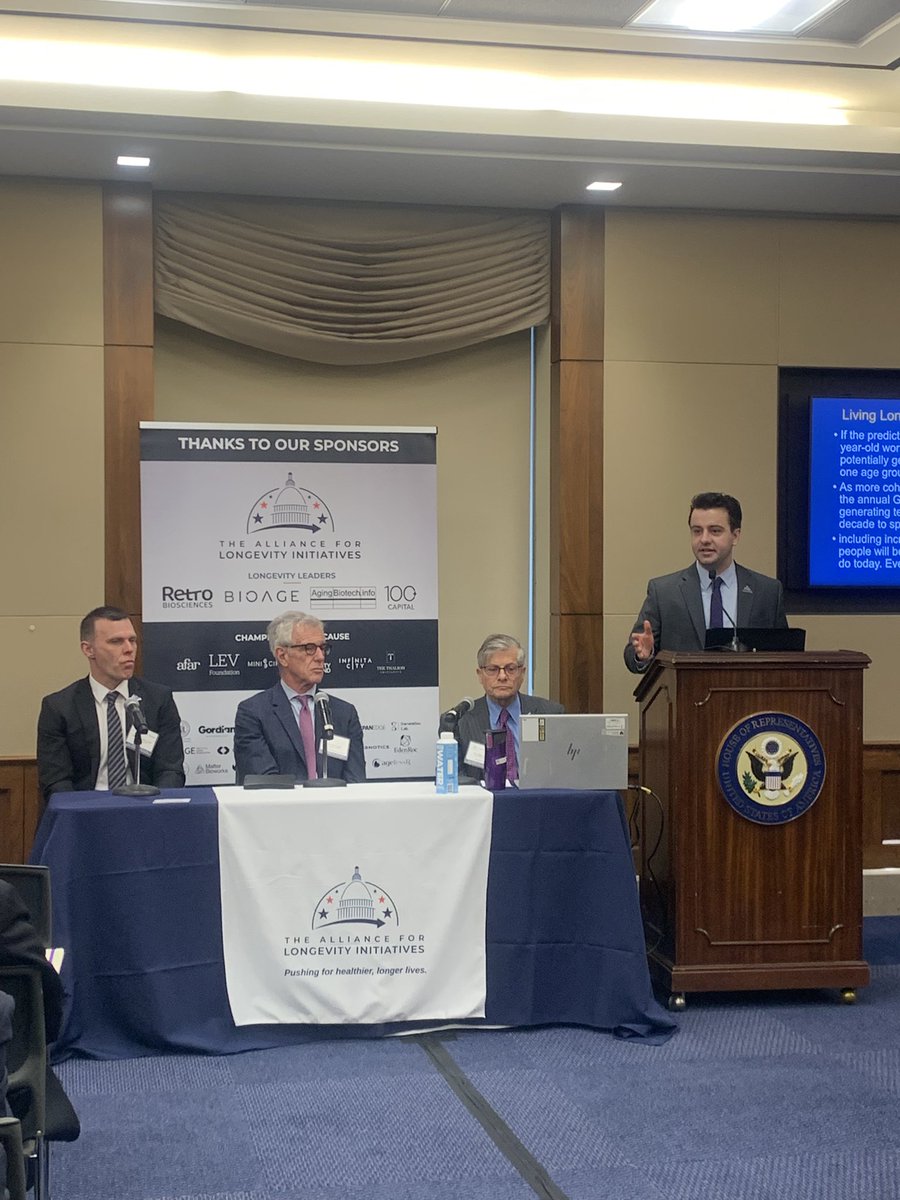 The Alliance for Longevity Initiatives (A4LI) (@thea4li) on Twitter photo Our Congressional Briefing on Longevity Science is underway!
We're deeply grateful to our Longevity Science Caucus co-chairs, <a href="/RepGusBilirakis/">Gus Bilirakis</a> and <a href="/RepPaulTonko/">Paul Tonko</a>, for their inspiring opening remarks followed by insights from <a href="/DrOz/">Dr. Mehmet Oz</a>.
The conversation continues with a dynamic panel Our Congressional Briefing on Longevity Science is underway!
We're deeply grateful to our Longevity Science Caucus co-chairs, <a href="/RepGusBilirakis/">Gus Bilirakis</a> and <a href="/RepPaulTonko/">Paul Tonko</a>, for their inspiring opening remarks followed by insights from <a href="/DrOz/">Dr. Mehmet Oz</a>.
The conversation continues with a dynamic panel
