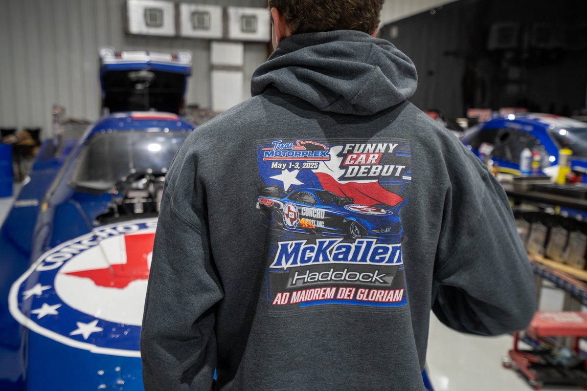 Haddock_Auto's tweet photo. Super excited to announce I’m releasing special Haddock Automotive shirts for my debut at Funny Car Chaos this weekend! These are only available until May 19th, once they are gone, they aren’t coming back! Get yours here: 

https://t.co/ngtt1lPnT2 https://t.co/64P84sSGVm