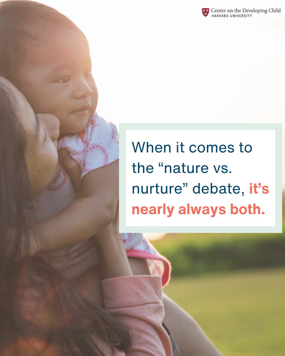 A child’s experiences—and when they happen—interact with genes to shape brain and biological development. Timing matters.

Understanding critical periods is key to supporting early childhood health and lifelong well-being.

Learn more: bit.ly/3VQ0agl
