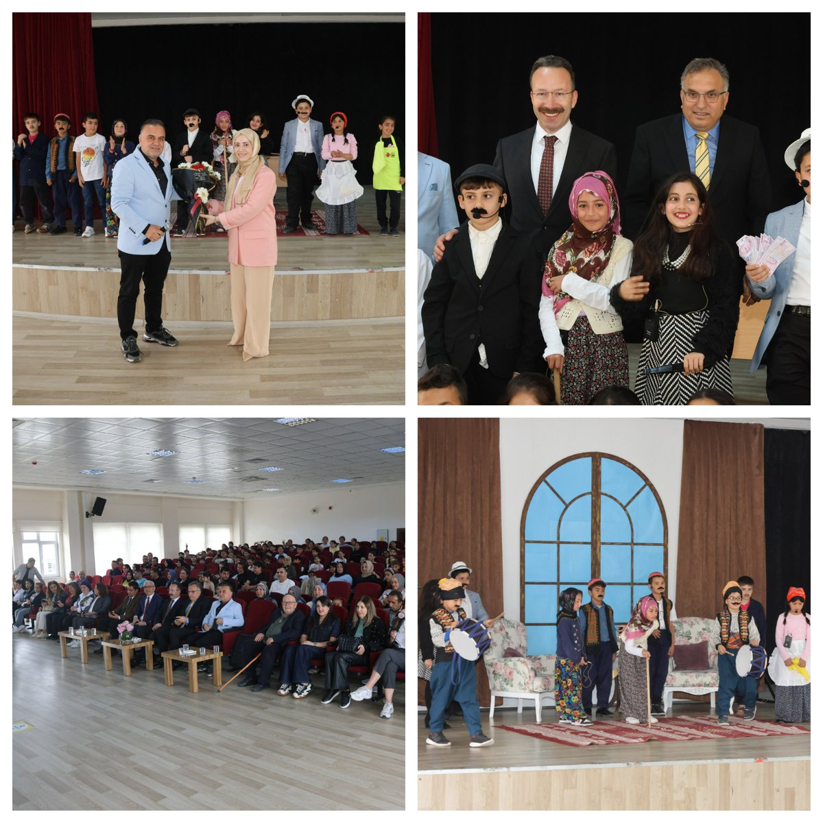 Kaymakamımız Ömer Hilmi YAMLI ve Müdürümüz Mehmet Ali TİRYAKİOĞLU, Hayri Küpeli İlkokulumuzda düzenlenen 23 Nisan tiyatro gösterimi ve etkinliklerimize katıldı. 🎭🇹🇷

Öğrencilerimizi başarıyla sahneledikleri gösteriden dolayı tebrik ettiler. 👏✨

Emeği geçen öğretmenlerimize,