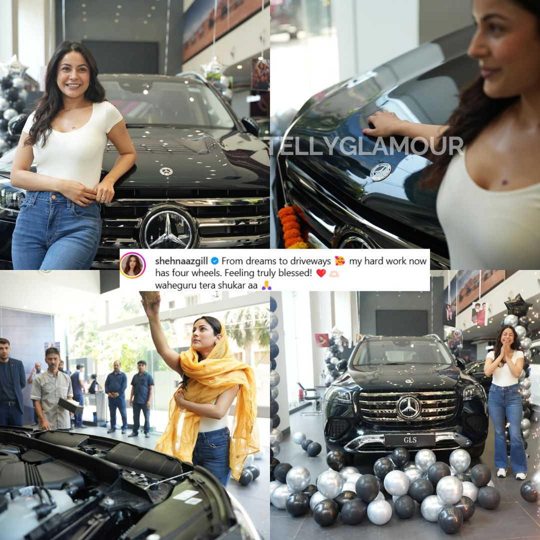 Shehnaaz Gill celebrates her new Mercedes-Benz GLS with a traditional puja, marking her hard work with luxury and blessings! 🚘✨

This premium 7-seater SUV is priced between ₹1.34 crore and ₹1.39 crore in India 

#ShehnaazGill #NewCar #MercedesBenzGLS #LuxuryGoals