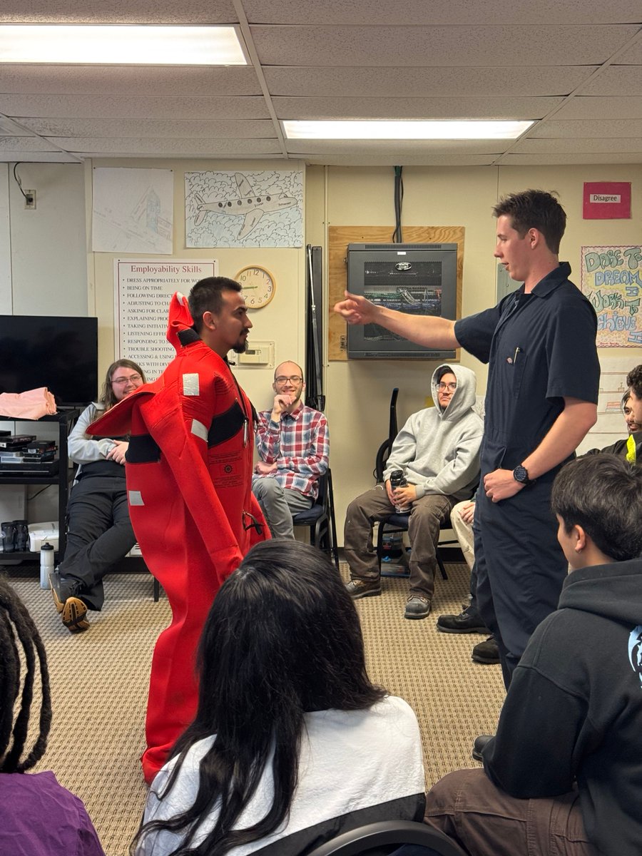 At Tongue Point #JobCorps, trade demonstrations are offered to new students to help them discover what programs they might like. 🚧🩺 After each presentation, students embark on a tour of each training area to help them see what each program is like. 👩‍🏫