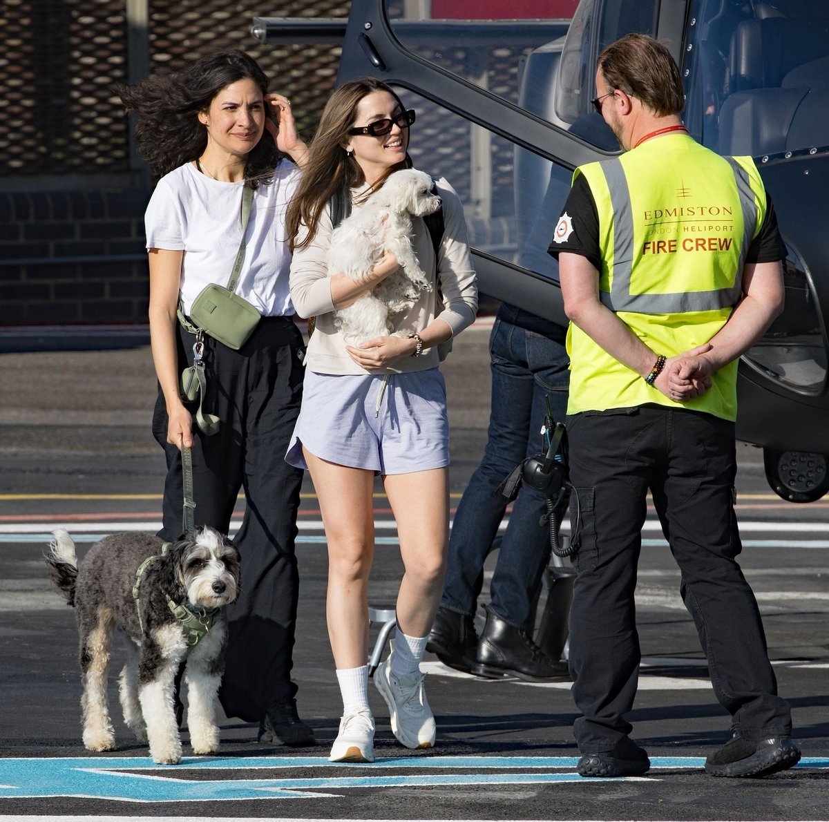 TC and Ana de Armas at the Heliport.
#TomCruise