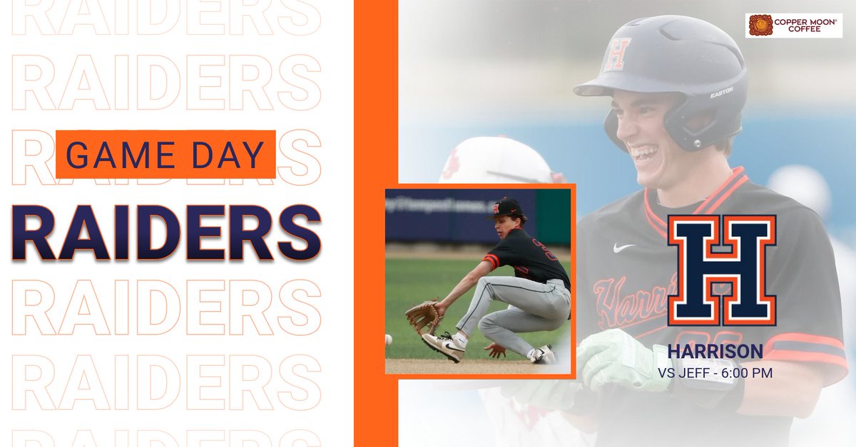 GAME DAY!                     

The Raiders host Jeff tonight for game 2 of the series. Come on out for some baseball &amp; to honor a great group of seniors!

A big S/O to Copper Moon Coffee for being a World Series sponsor for the 2025 season! Your support is greatly appreciated!