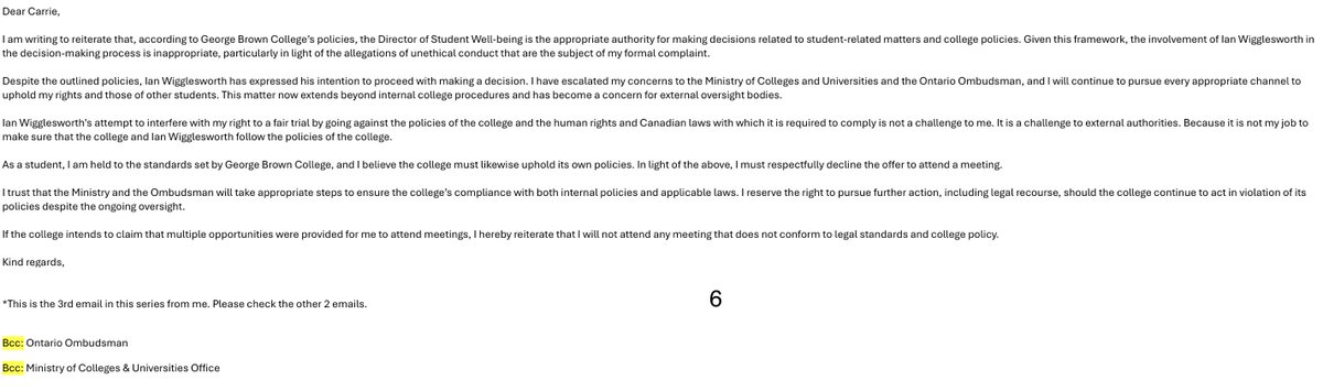 UnsilencedGBCollegeReform (@unsilencedgbc) on Twitter photo 5/5 Educational institutions must be held to the same standards they impose on students. If they don’t follow their own rules, students are not obligated to quietly accept the consequences.
Rights are not optional. Policies are not suggestions.
<a href="/fordnation/">Doug Ford</a> <a href="/nolanmquinn/">Nolan Quinn</a> <a href="/ONgov/">Ontario Government</a> 5/5 Educational institutions must be held to the same standards they impose on students. If they don’t follow their own rules, students are not obligated to quietly accept the consequences.
Rights are not optional. Policies are not suggestions.
<a href="/fordnation/">Doug Ford</a> <a href="/nolanmquinn/">Nolan Quinn</a> <a href="/ONgov/">Ontario Government</a>