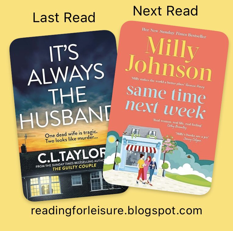 Debbie_Hart_UK's tweet image. What a tangled web @callytaylor has produced in #ItsAlwaysTheHusband. I’m now completely engrossed in the comings and goings of Yorkshire life in #SameTimeNextWeek from @millyjohnson