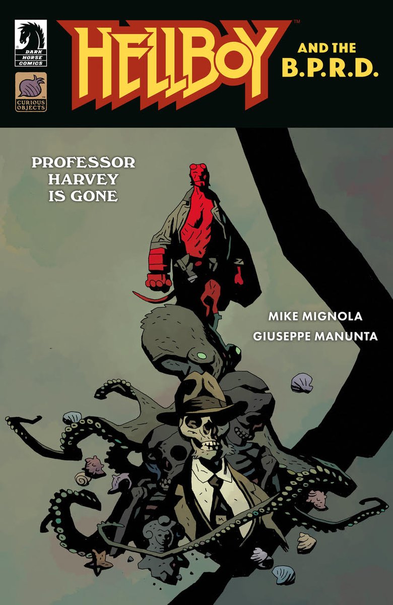 Dark Horse Comics (@darkhorsecomics) on Twitter photo Reminder: Hellboy creator <a href="/artofmmignola/">Mike Mignola</a> teamed up with artist Giuseppe Manunta for Hellboy and the B.P.R.D.: Professor Harvey is Gone. Coming August 27. Details: bit.ly/3XToIpM
Featuring a variant cover by Mike Mignola, the one-shot comic follows Hellboy and the Reminder: Hellboy creator <a href="/artofmmignola/">Mike Mignola</a> teamed up with artist Giuseppe Manunta for Hellboy and the B.P.R.D.: Professor Harvey is Gone. Coming August 27. Details: bit.ly/3XToIpM
Featuring a variant cover by Mike Mignola, the one-shot comic follows Hellboy and the