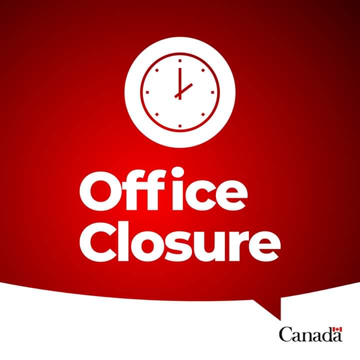 The Consulate of Canada to Belize will be closed on May 1, for Labour Day.  Regular business hours will resume on May 2. For consular emergencies, please call +1-613-996-8885 or email sos@international.gc.ca