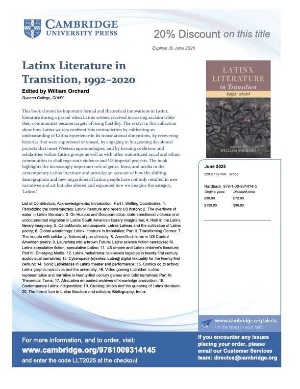Maia Gil'Adí (@maiagiladi) on Twitter photo My essay on Latinx speculative fictions is in this new edited volume. I'm so happy to be in such amazing company and grateful to Bill Orchard for all his work! Check out the discount code and great panel happening <a href="/GC_CUNY/">The Graduate Center</a> this Friday! My essay on Latinx speculative fictions is in this new edited volume. I'm so happy to be in such amazing company and grateful to Bill Orchard for all his work! Check out the discount code and great panel happening <a href="/GC_CUNY/">The Graduate Center</a> this Friday!