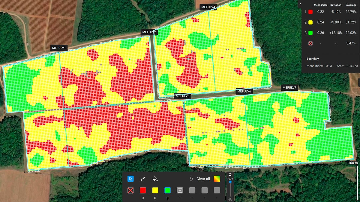 pix4d's tweet image. 🚜 Harvest smarter with #PIX4Dfields! Agrigentum and Agrolaguna mapped their vineyards and planned grape harvests by zone, ensuring every grape was picked at its best 🍇

Plan smarter, save time, and boost yield: pix4d.com/blog/precision…