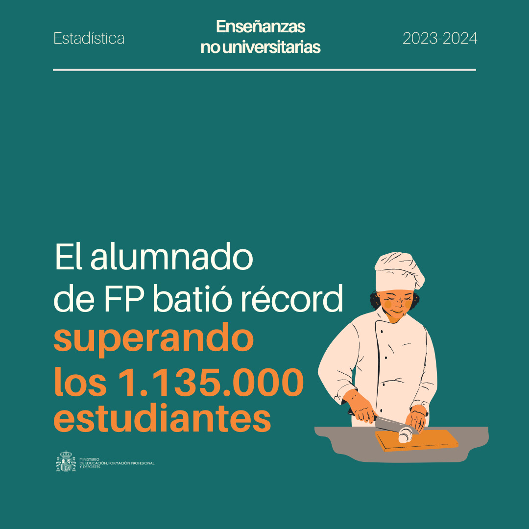 educaciongob's tweet photo. 🟢Hoy se han publicado los datos de la Estadística de Enseñanzas no universitarias 2023-2024.

Puedes consultar los datos que nos permite conocer el estado de nuestro sistema educativo👇
https://t.co/8ZzqOro1Kn https://t.co/mZfX34h9tb