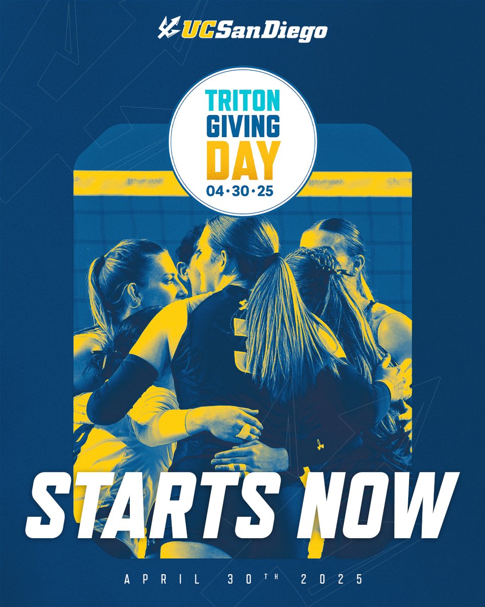 Triton Giving Day starts now! 

Donate today at the link in bio. 

#GoTritons