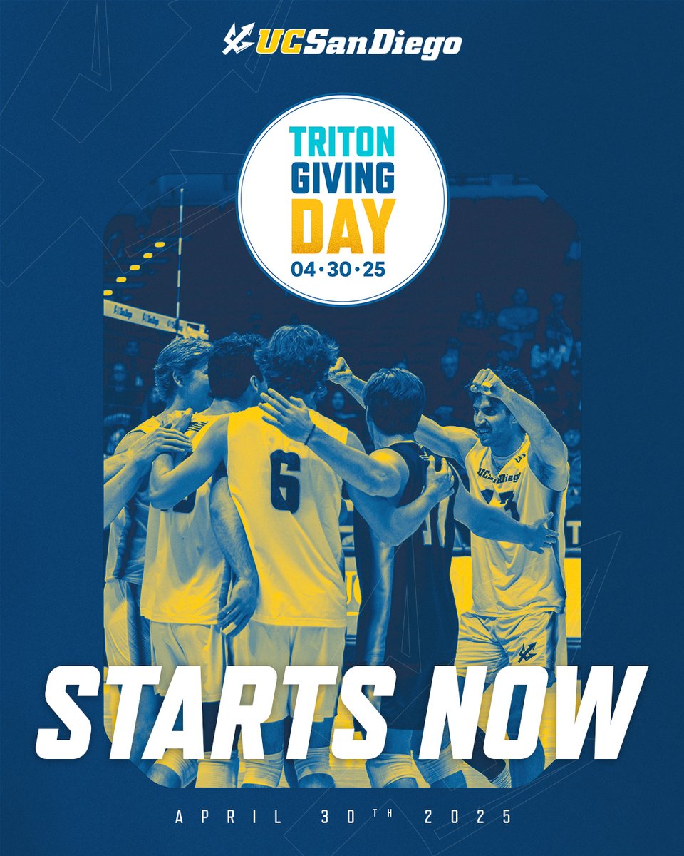 Triton Giving Day starts now! 

Donate today at the link in bio. 

#GoTritons
