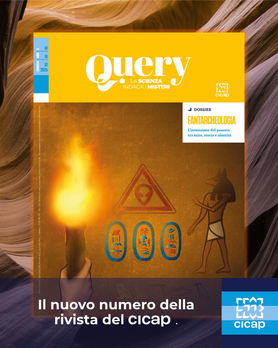 cicap's tweet image. Il nuovo numero di #Query è dedicato alle #narrazioni #pseudoarcheologiche in #Italia, ha due rubriche nuove su #filosofia e #matematica e molto altro ancora! 🔥

👇 Scopri l'indice completo! cicap.org/n/query.php?id…
