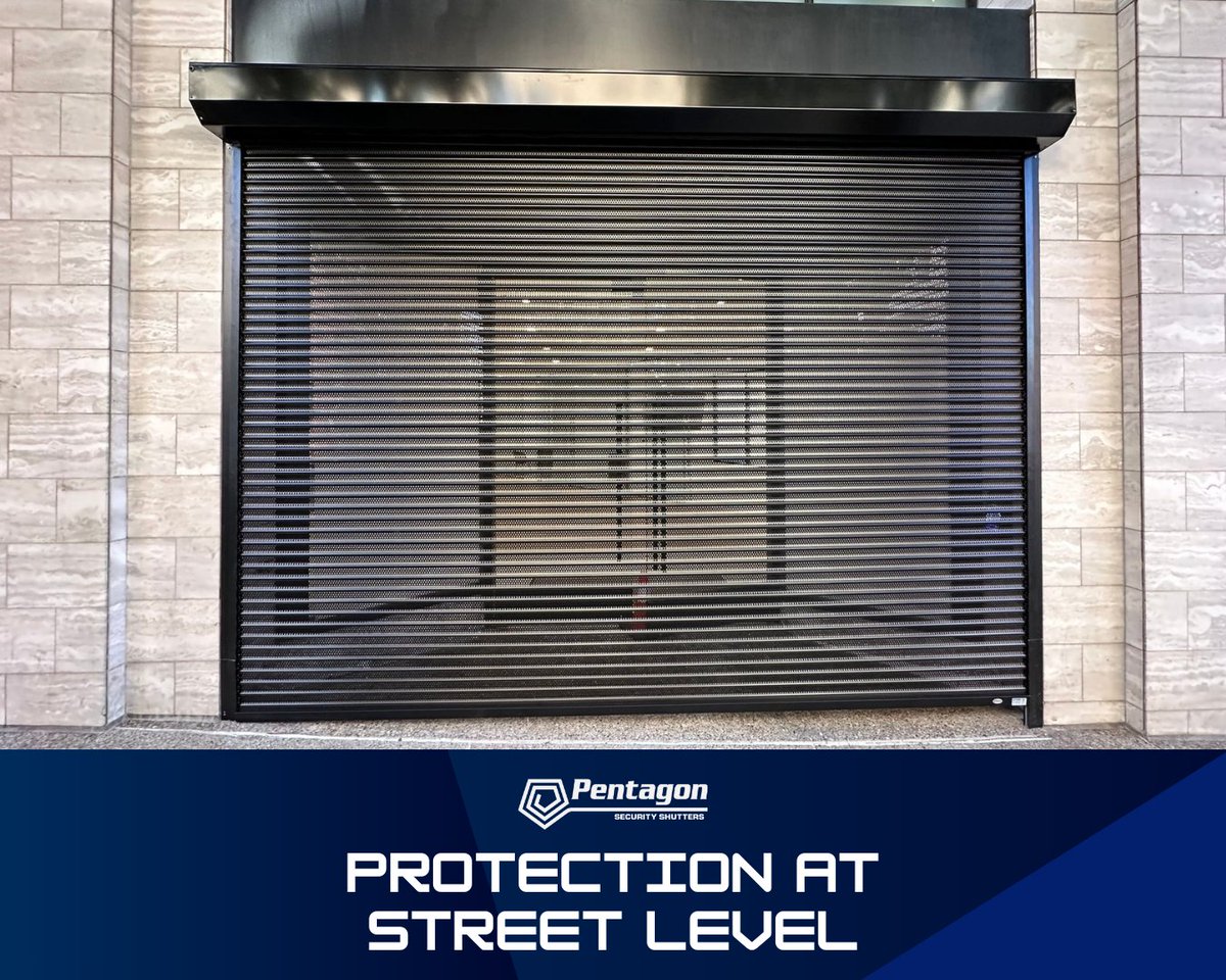 Protecting your business or private property doesn't have to be complicated or involved. Putting Pentagon Security Shutters at the front door sends a clear message that says, keep out! 

#pentagonsecurityshutters #securityshutters #shutters #rollupdoor #rollershutter