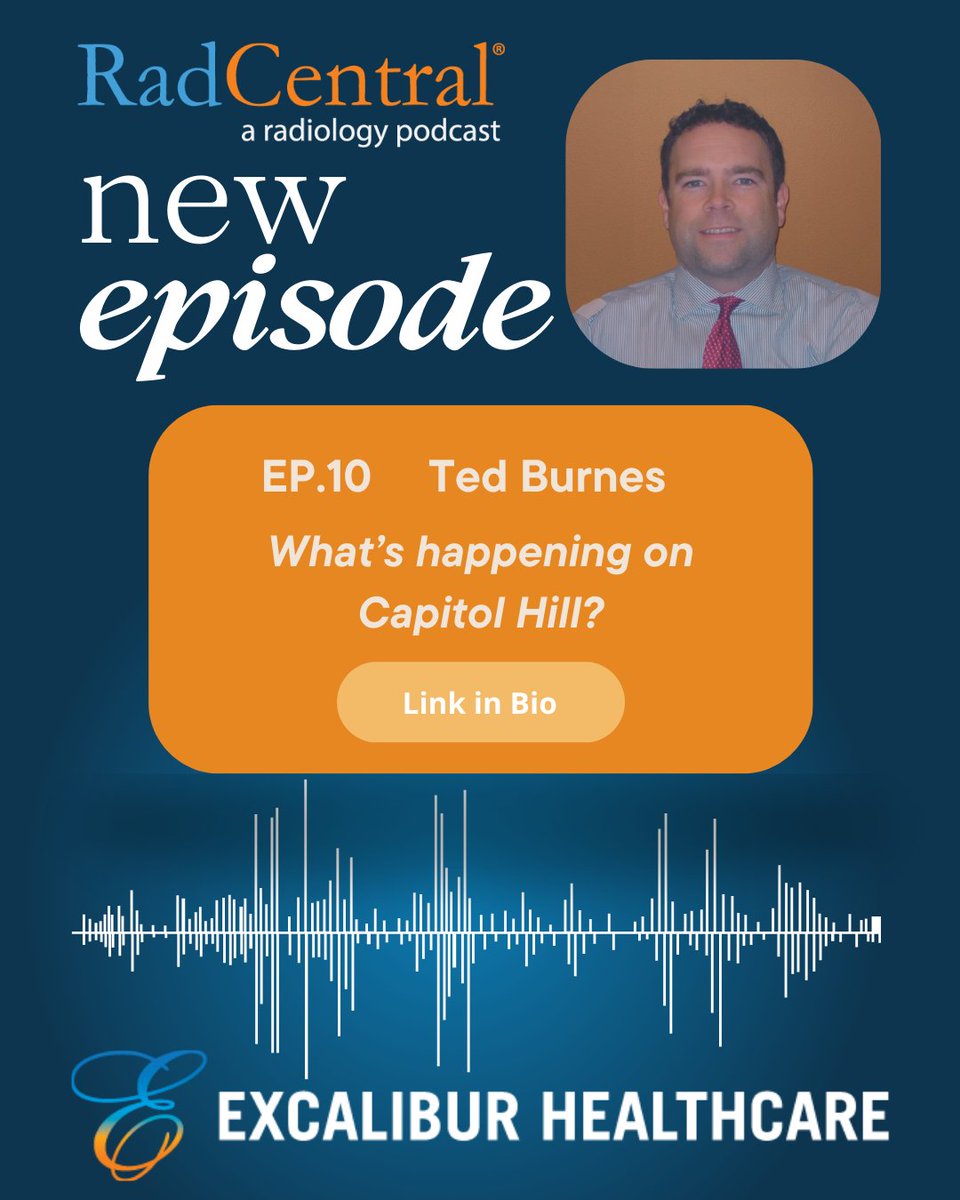 ExcaliburHealth's tweet photo. 🩻 Ted Burnes, Sr Director of Political Affairs &amp; RADPAC for The American College of Radiology, returns with lively comments about Congress, the new administration’s influence, and radiology 
Click here: https://t.co/KtKB0YF6RW

Link in Bio!

#RADPAC #ACR #Radiology #congress https://t.co/Gu0e4cnWUa