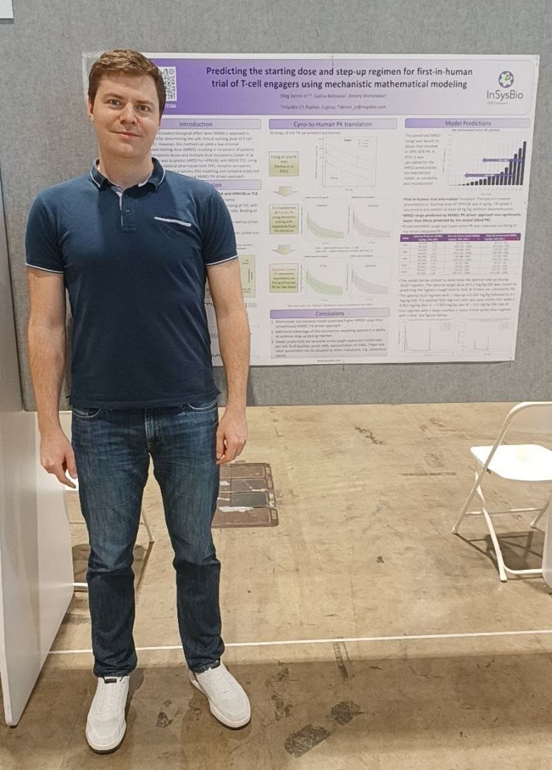 insysbio's tweet image. Oleg Demin Jr is presenting his poster at #AACR25! The poster is already available on our website: insysbio.com/our-expertise/…
Meet InSysBio team at Booth #4845!
#qsp #modelingandsimulation #biotech #biotechnology #cancerresearch #drugdevelopment #biopharma #AACR2025