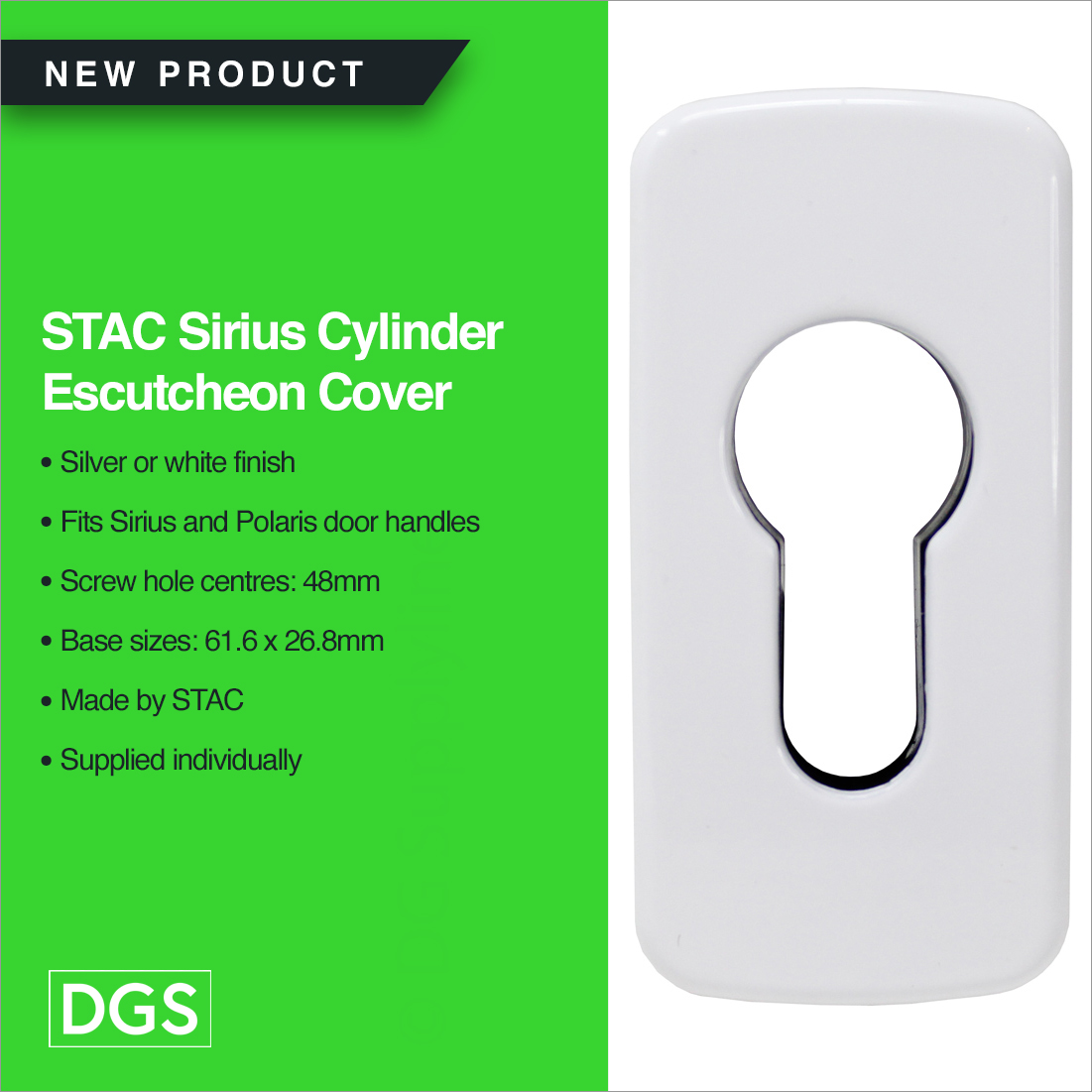 Latest product! We now stock the STAC Sirius Euro Cylinder Escutcheon Cover.

Find out more here:
dgsupp.uk/stac-sirus-cyl…

#escutcheon #hardtofindparts #stac