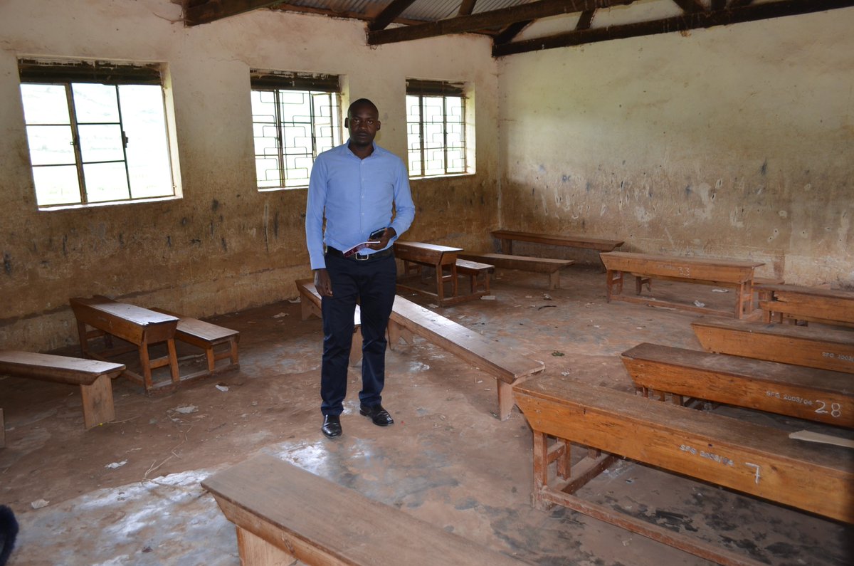 Access Financial services has donated  50 three-seater twin desks to Rushaabo Primary School in Kahungye Sub county of Kabale District. The school which has an enrollment of 1030 pupils is facing a challenge of inadequate desks for learners.