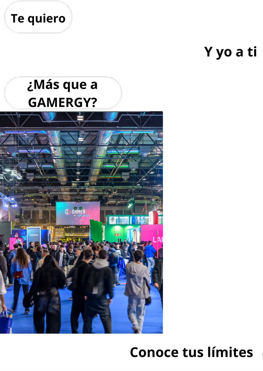 Ah no, por encima de GAMERGY no 🤨