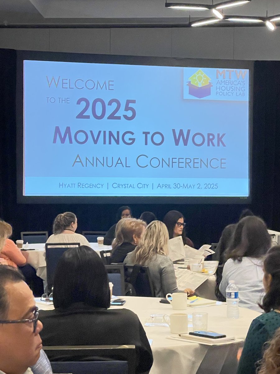 Excited to be with fellow MTW agencies to discuss and learn. ⁦<a href="/HUDMidAtlantic/">HUD Mid-Atlantic</a>⁩ ⁦<a href="/NAHROnational/">National NAHRO</a>⁩ ⁦<a href="/MovingtoWork/">MTW Collaborative</a>⁩