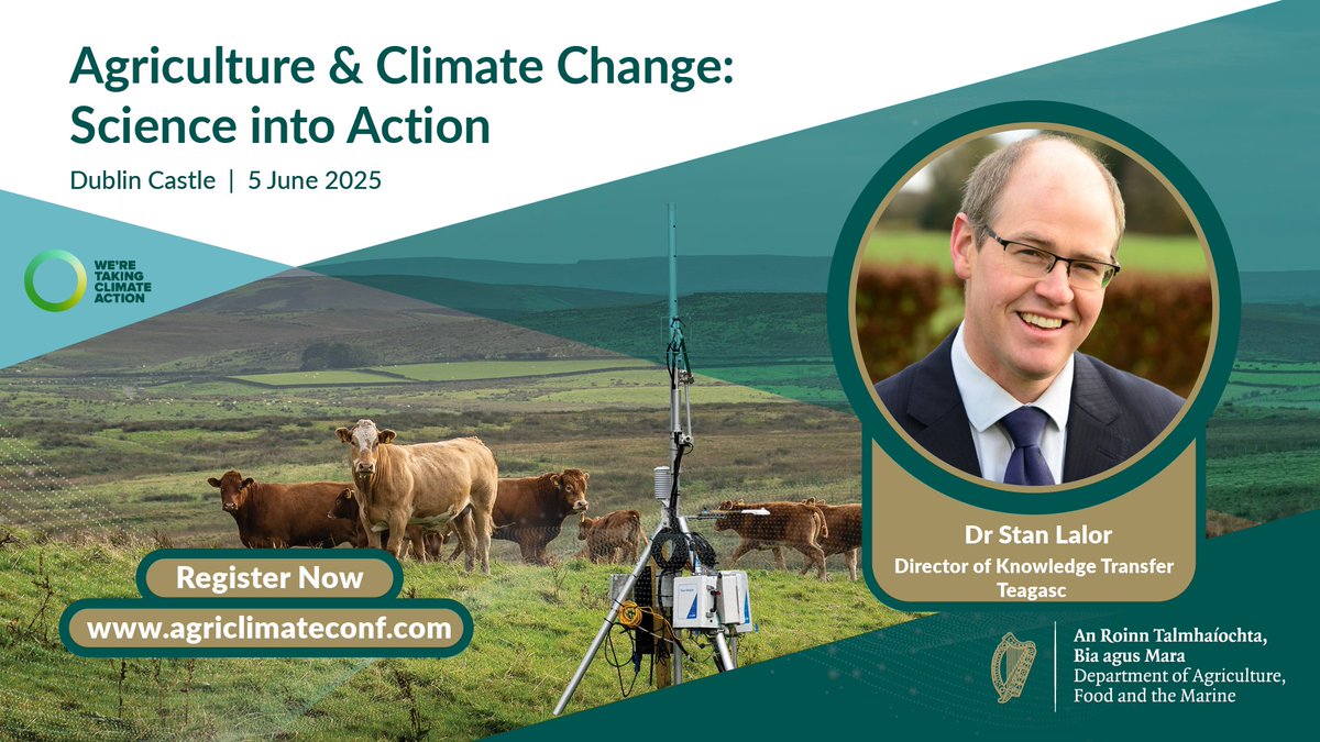 Register: agriclimateconf.com

Dr Stan Lalor is <a href="/Teagasc/">Teagasc</a>'s Director of Knowledge Transfer, which includes responsibility for the Advisory and Education activities and programmes within the organisation. He has previously worked in both advisory and research roles in Teagasc.