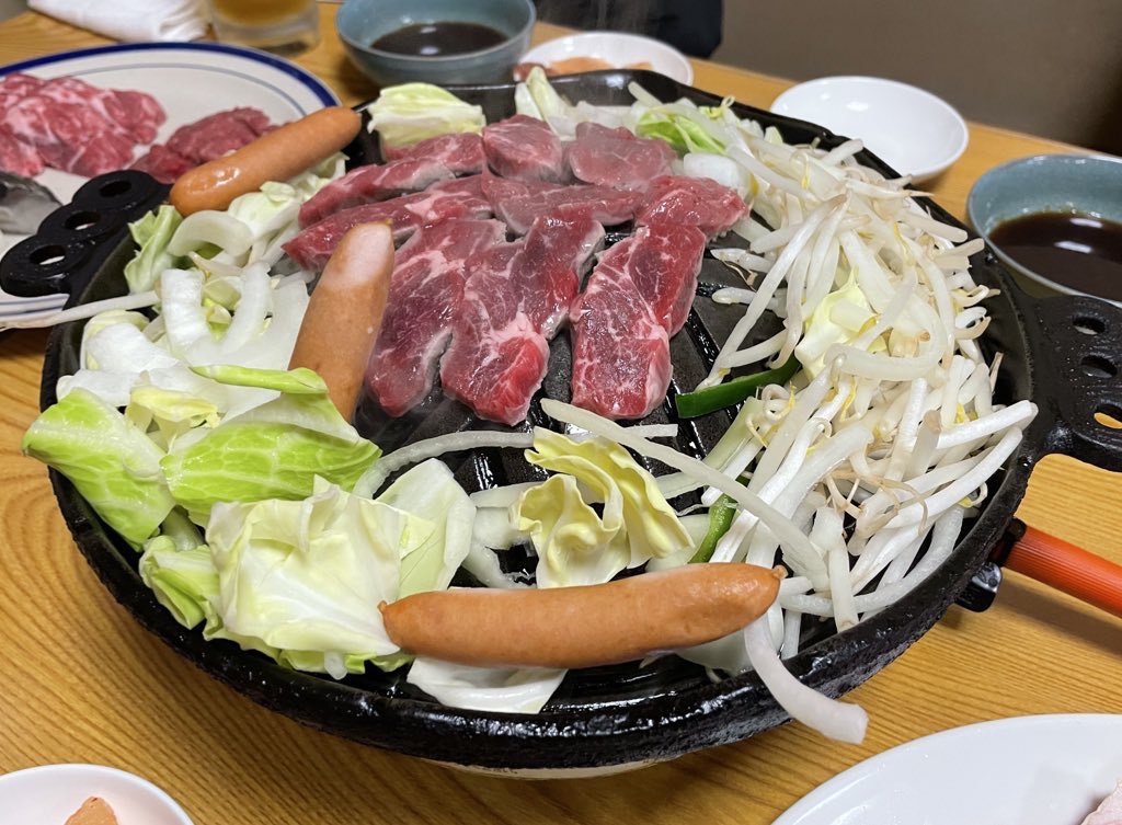 ジンギスカン、美味しでした。