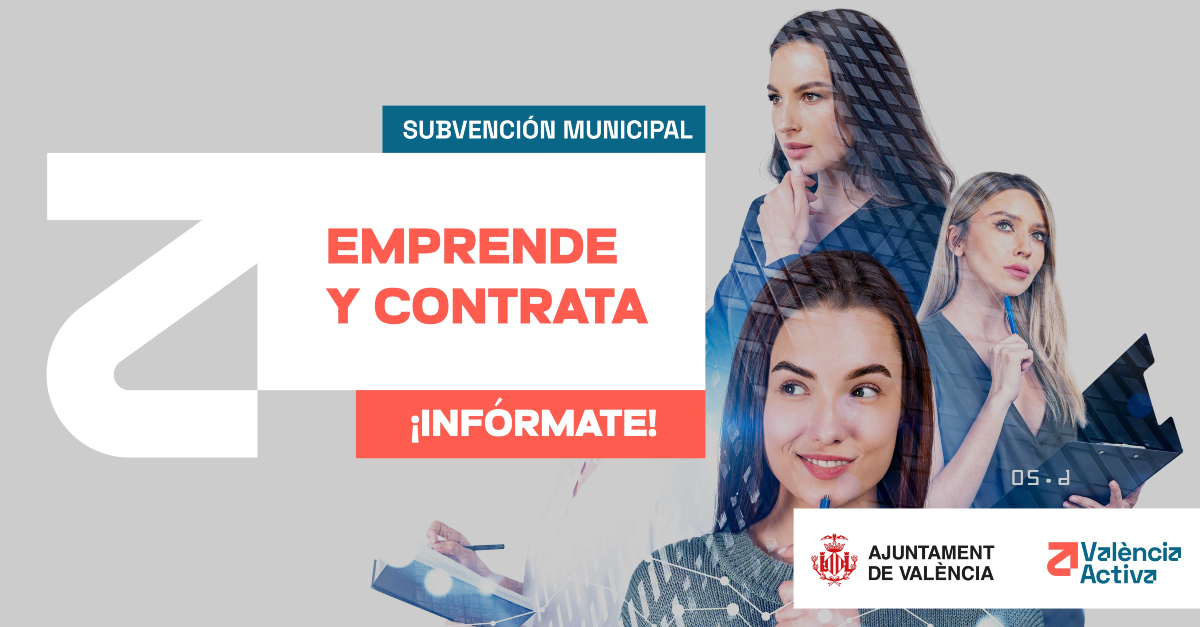 📌Subvenciones Municipales 'Emprende y Contrata' 2025

Más info 👉valenciactiva.valencia.es/es/valencia-em…

#subvencioncontratacion #valencia #empleovalencia #subvencionesmunicipales #EmprendimientoValencia