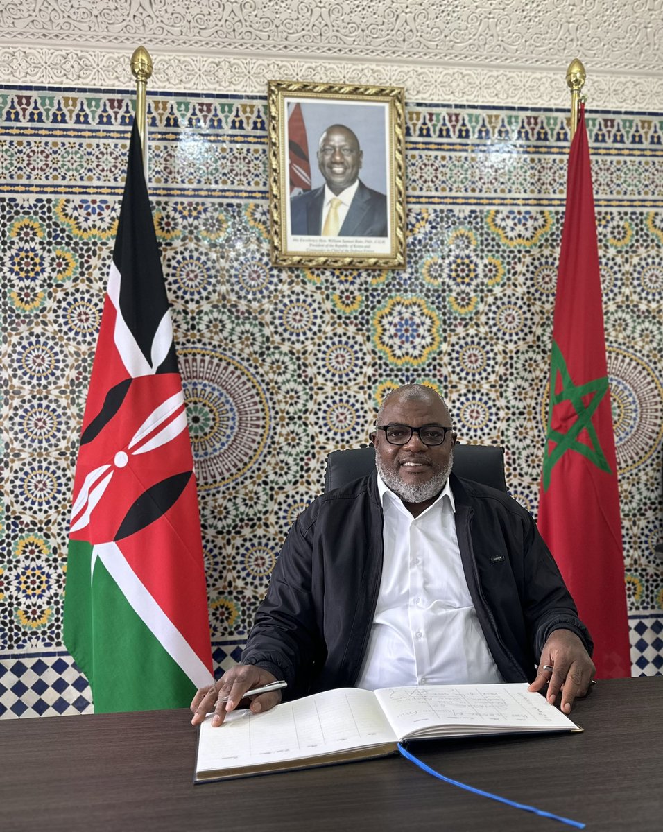 H.E. Amb. Jessica Gakinya received a courtesy call from Hon. Senators Hamida Kibwana and Hon. Faki Mohamed Mwinyihaji, currently in Rabat on official duty. The visit fostered productive dialogue on deepening Kenya–Morocco ties and enhancing inter-parliamentary cooperation.
