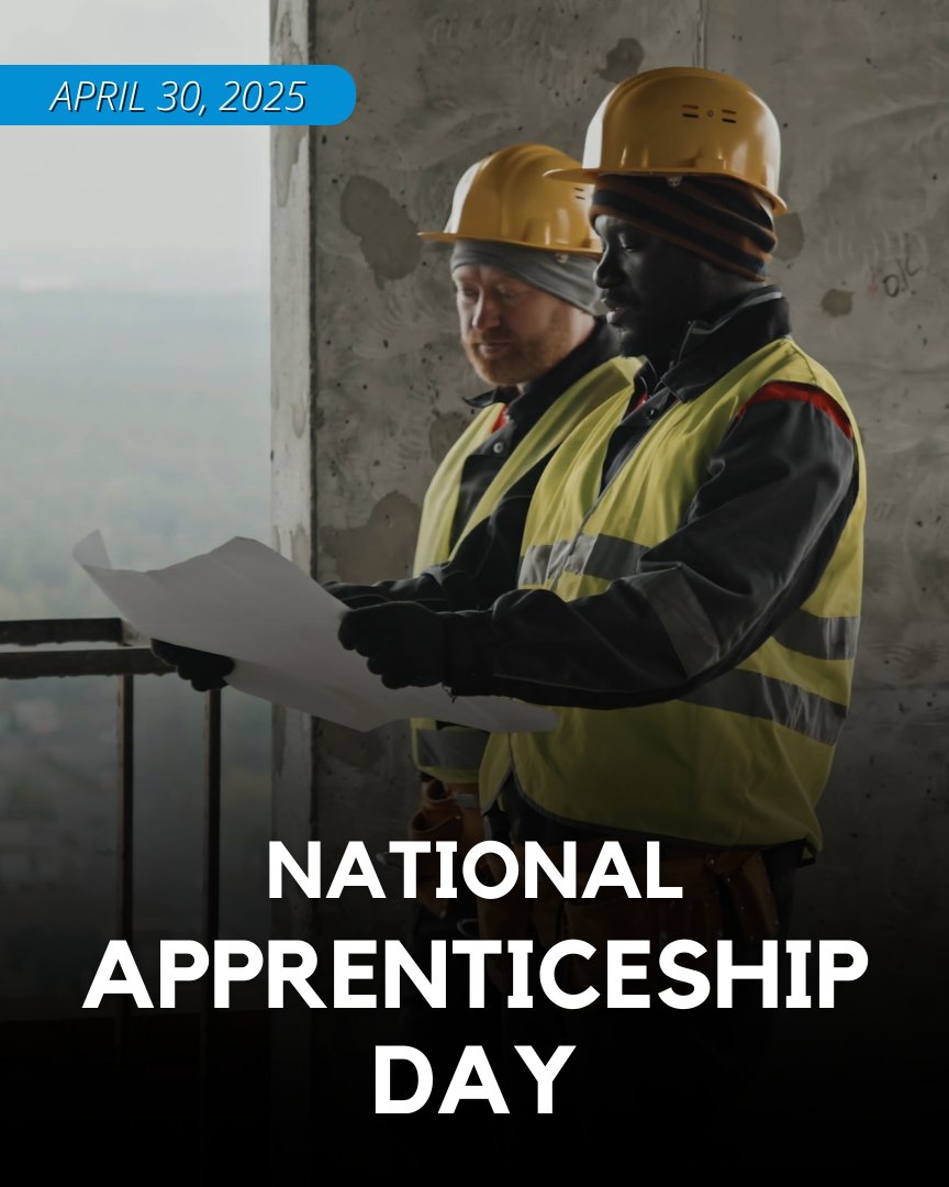 Shaping the future through hands-on learning and skilled trades. Happy National Apprenticeship Day!