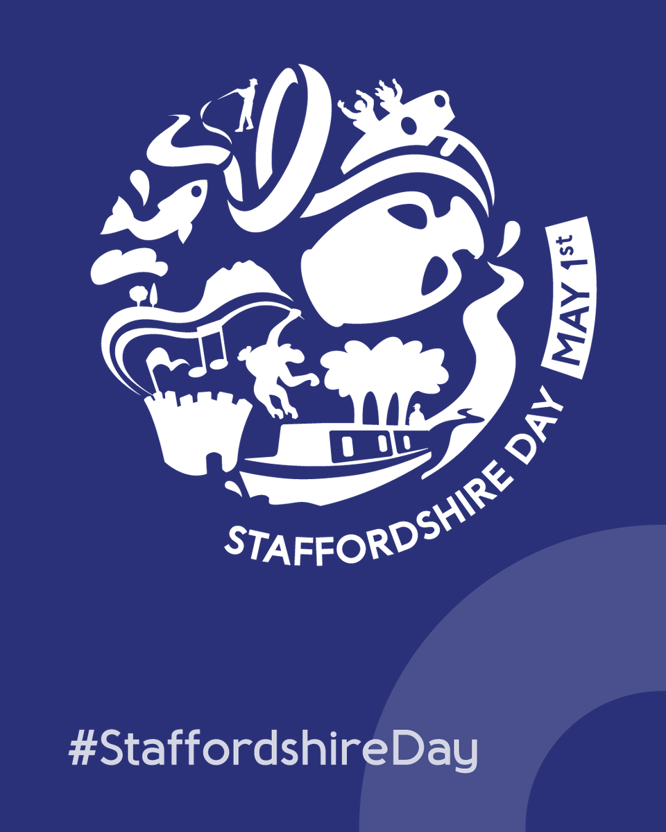 🗓️On 1 May, we're celebrating everything that makes our county special, from our stunning countryside to our historic market towns and local businesses...

💚Join the celebrations by sharing what you love most about Staffordshire using #StaffordshireDay