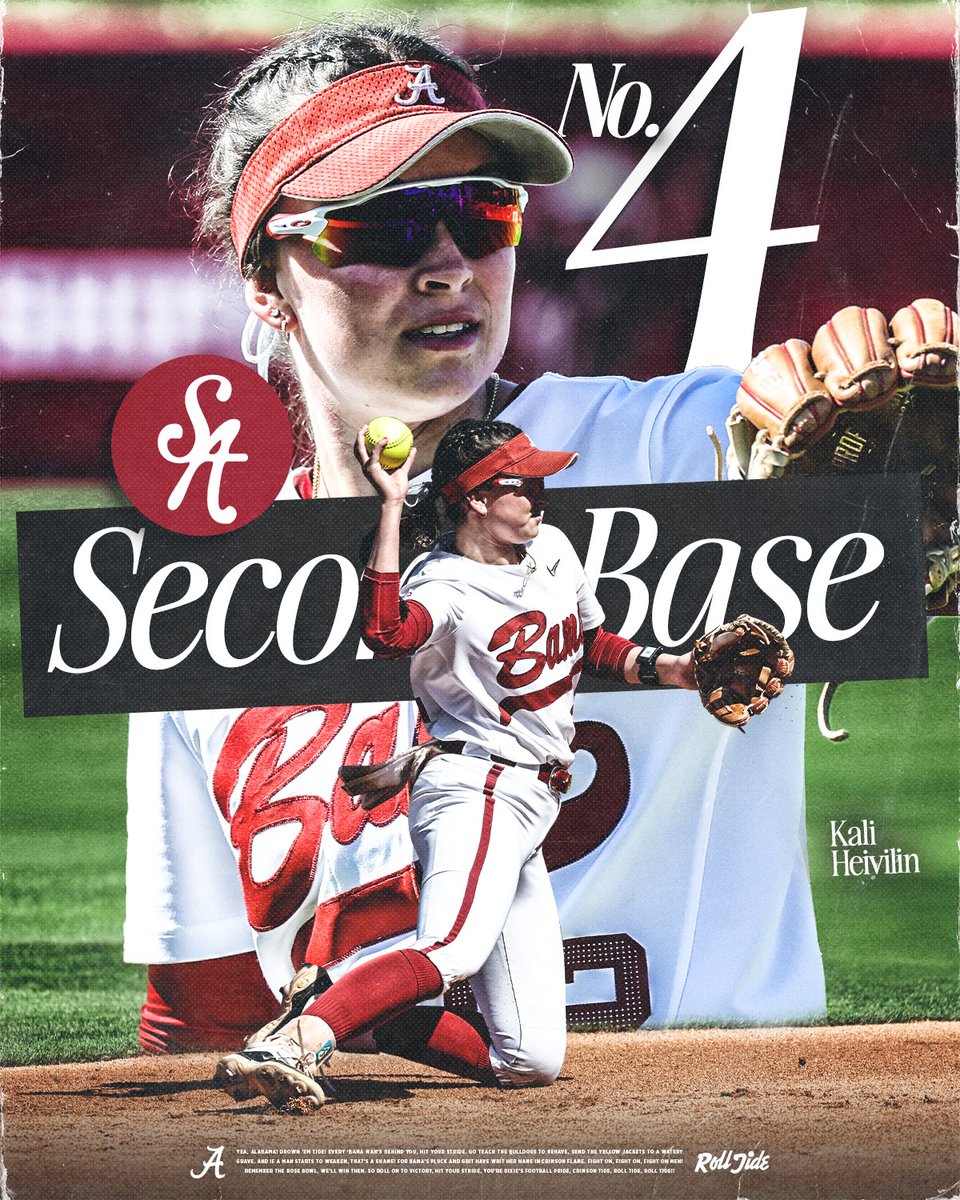 Alabama Softball (@alabamasb) on Twitter photo Putting the "power" in Softball America's Second Base Power Rankings💪
<a href="/SoftbalAmerica/">Softball America</a> x <a href="/kheivilin03/">Kali Heivilin</a>
#Team29 #RollTide Putting the "power" in Softball America's Second Base Power Rankings💪
<a href="/SoftbalAmerica/">Softball America</a> x <a href="/kheivilin03/">Kali Heivilin</a>
#Team29 #RollTide