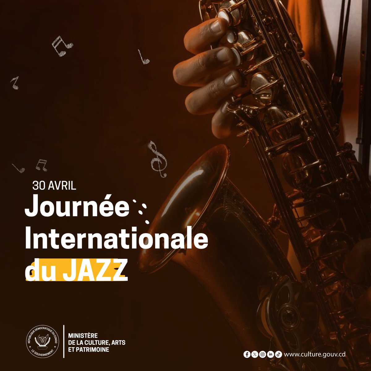 En RD Congo, le jazz dialogue avec les sonorités traditionnelles, les voix engagées et les rythmes urbains. 
Célébrons cette musique qui unit les peuples, inspire la paix et nourrit l’engagement. #culturerdc #art #jazz #journeemondiale