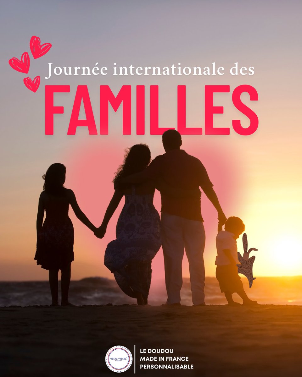👋 Aujourd'hui, c'est la Journée Internationale des Familles !

❤️ Chez Nin-Nin, on sait que la famille, c’est ce qu’il y a de plus précieux. Merci de nous permettre, chaque jour, de faire un petit bout de chemin avec vous et vos trésors.