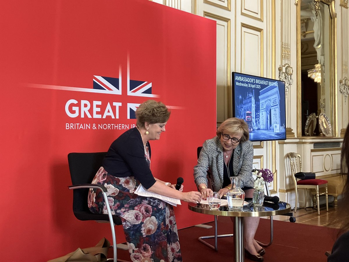 This morning, honored to represent LOXAM with CEO Gérard Deprez &amp; Gaël Rougeux at the Ambassadors’ Breakfast by the Franco-British Chamber. Warm thanks to <a href="/MennaRawlings/">Menna Rawlings</a> for her remarkable work—wishing her the best as she passes the torch to Sir Thomas Drew.