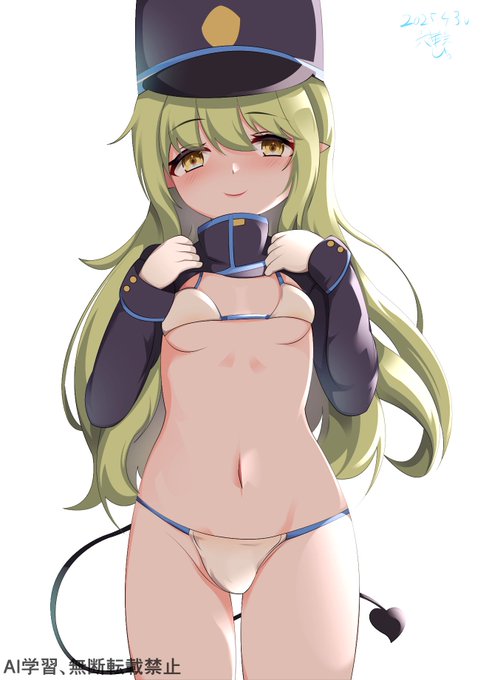 ヒカリのお腹 #ブルアカイラスト部 