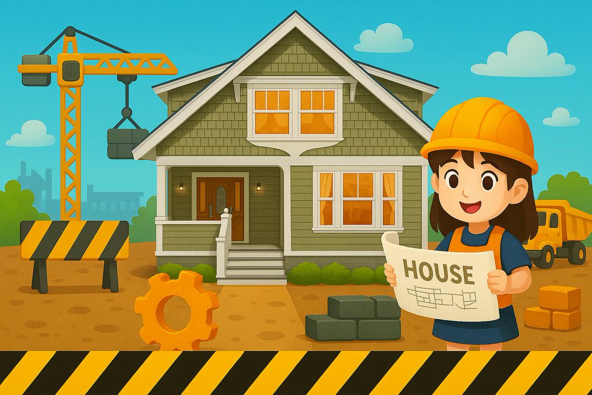 ConstructSOL's tweet image. Even a $HOUSE needs to be #construct first. 🏗
